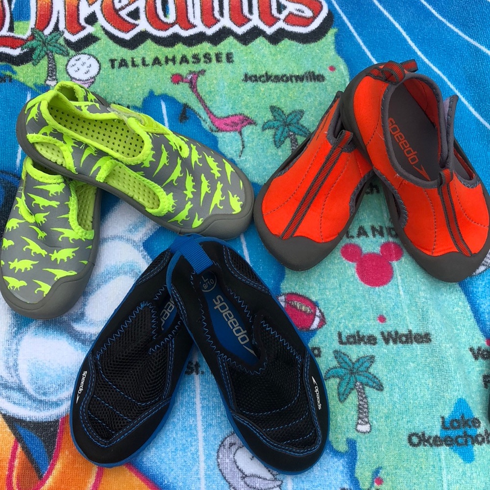 Toddler boys water shoes 3 pair
